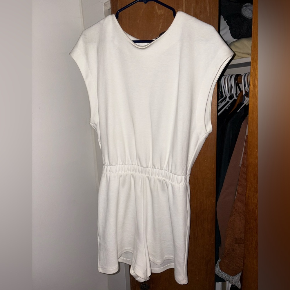 Zara Romper size M -white